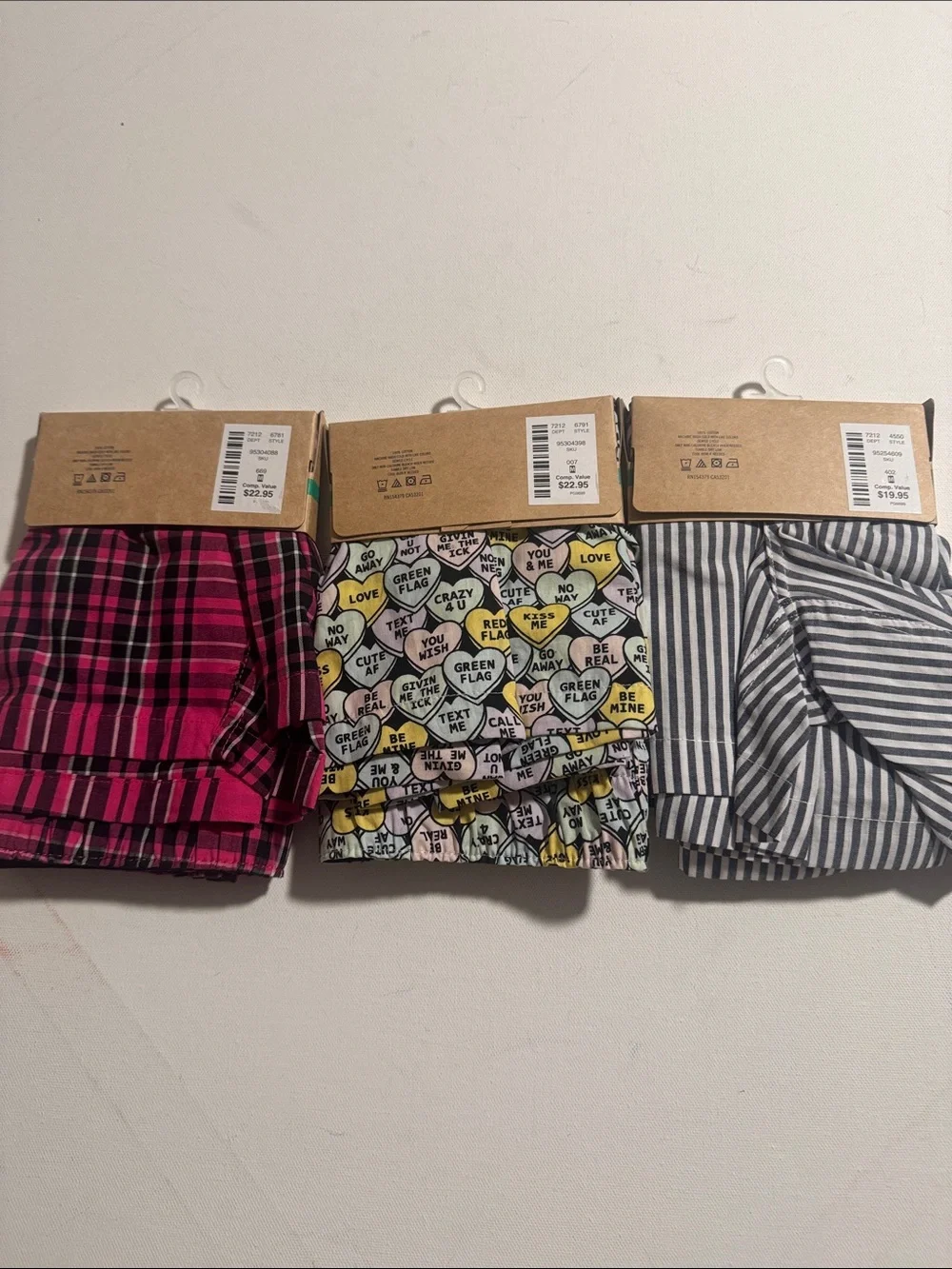 Aeropostale Boxers Mens Medium 3 Pack